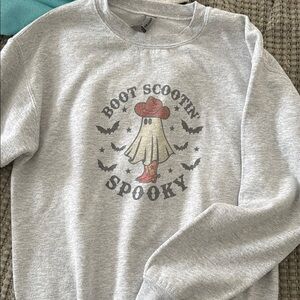 Gray Boot Scootin' Spooky Sweatshirt